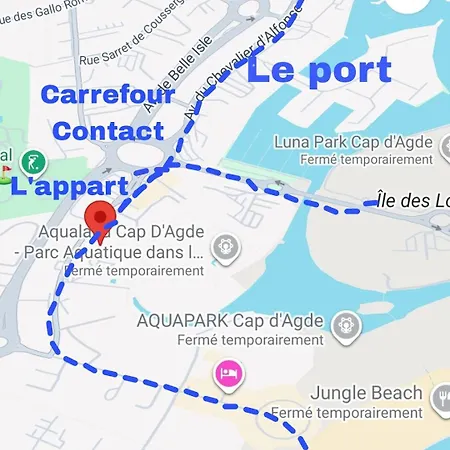 Apartment Joli T2 A Deux Pas De L'ile Des Loisirs Et Des Commerces Pour 5 A 6 Personnes Agde